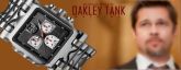 Relógio Modelo Oakley Tank Minute Machine em aço.